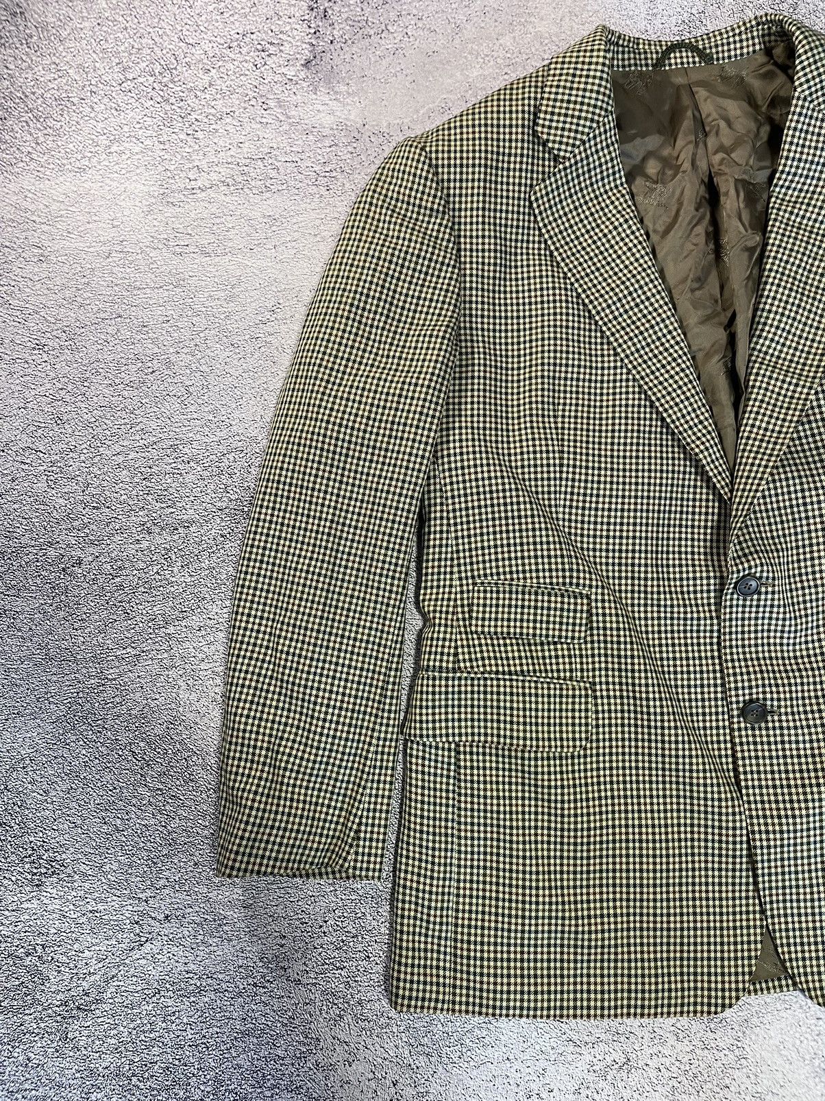 Burberry Burberrys Mens Blazer Jacket Striped Vintage Wool Size 56 Size 54L - 12 Thumbnail
