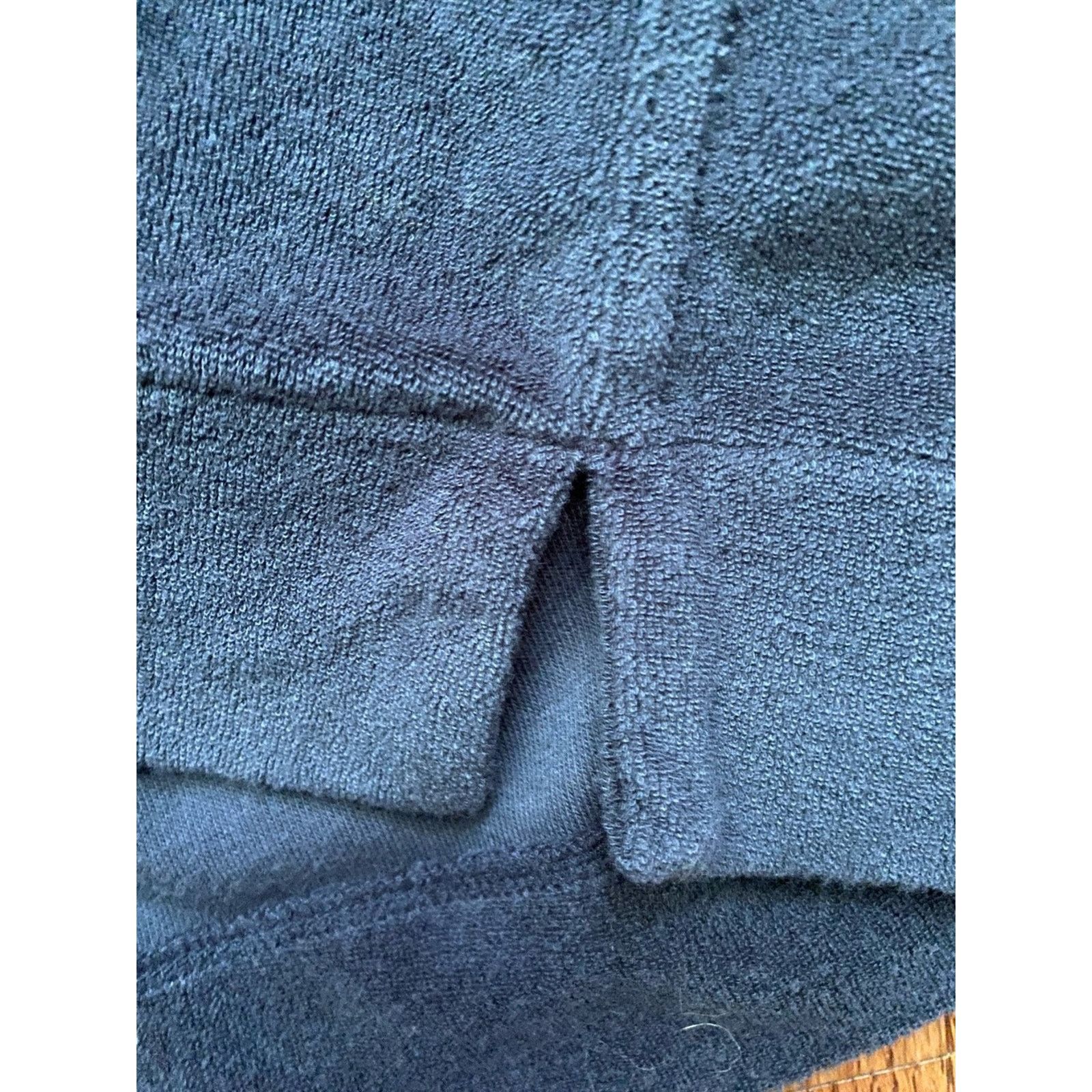 Alex Mill Alex Mill $95 Womens Benny Navy Terry Shirt Small EUC Size S / US 4 / IT 40 - 7 Thumbnail