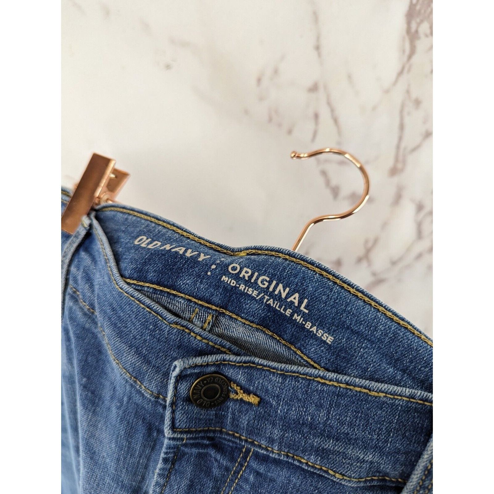 Old Navy Old Navy Jeans Womens 14 Short Mid Medium Denim Straight Size 36" / US 14 / IT 50 - 3 Thumbnail