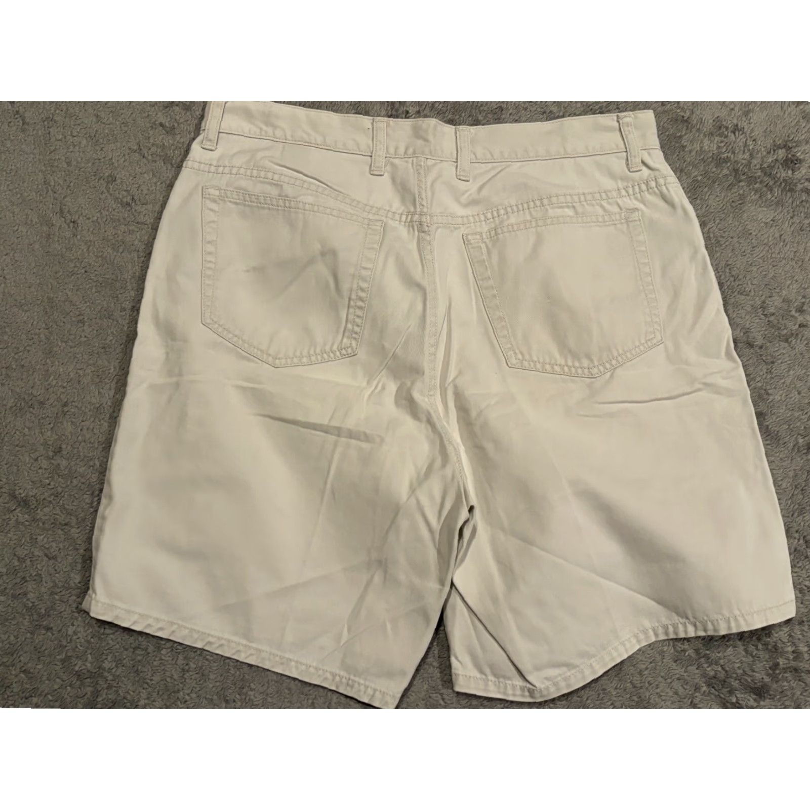 Eddie Bauer Eddie Bauer Chino Shorts Womens 14 Khaki Beige Flat Front Active Hiking Camping Size 36" / US 14 / IT 50 - 5 Thumbnail