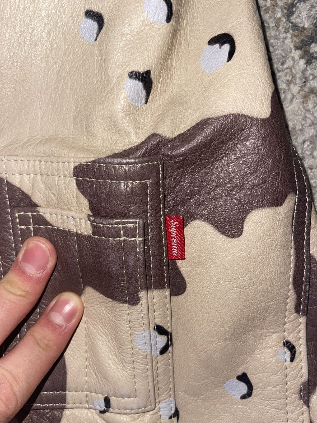 Supreme Supreme Desert Camo Leather Jacket Size US M / EU 48-50 / 2 - 5 Thumbnail