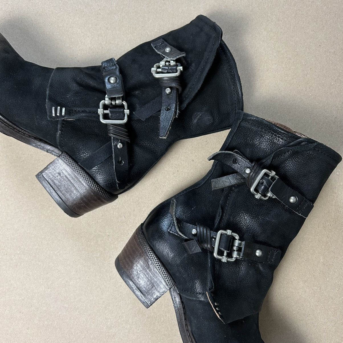 Japanese Brand So sick leather AS 98 biker boots Size US 6.5 / IT 36.5 - 7 Thumbnail