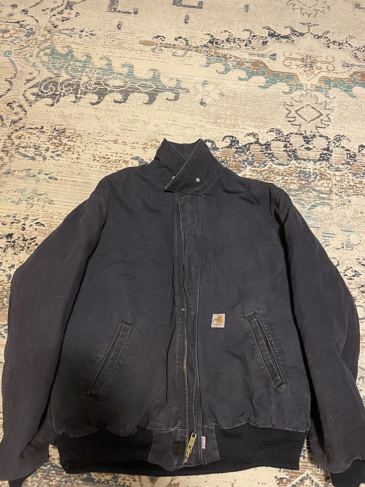 image of Carhartt Fr Detroit Jacket in Navy, Men's (Size XL)