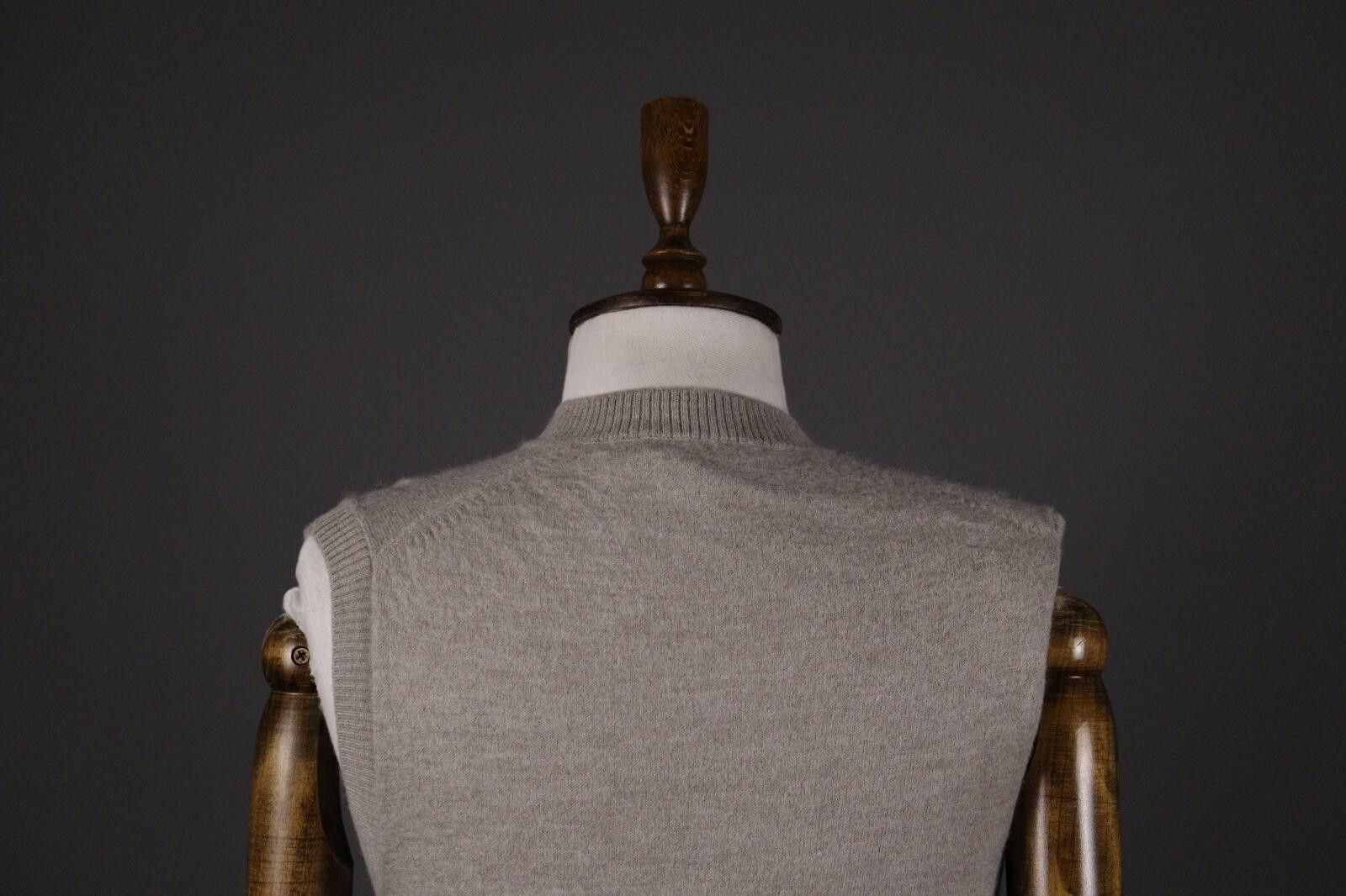 KUNA Kuna Gray Royal Alpaca Knit Vest Sweater Size XL Size XL / US 12-14 / IT 48-50 - 6 Thumbnail