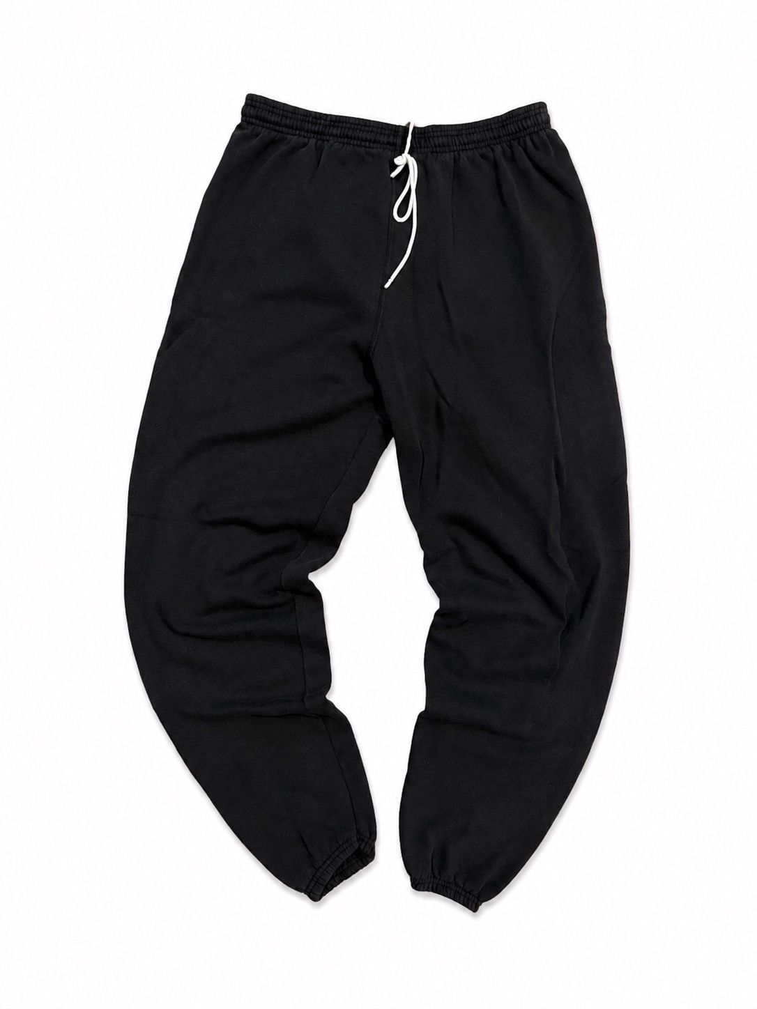 Gildan 90s black cinched sweatpant Size US 32 / EU 48 - 1 Thumbnail