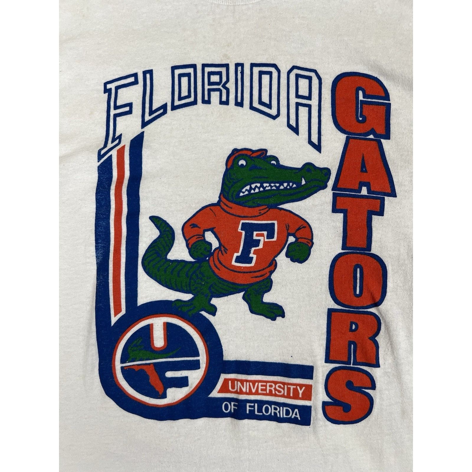 Vintage Vintage Florida Gators T-Shirt Size Small Single Stitch 80s Size US S / EU 44-46 / 1 - 2 Thumbnail