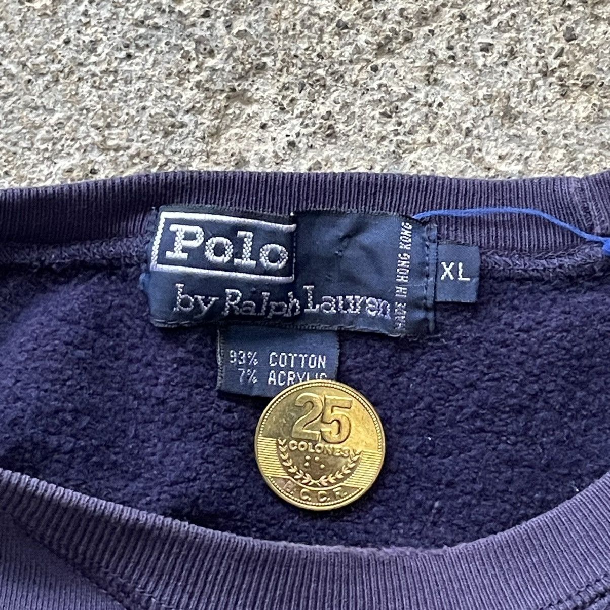 Polo Ralph Lauren × Vintage POLO RALPH LAUREN CREWNECK 🔵 Size US XL / EU 56 / 4 - 5 Thumbnail