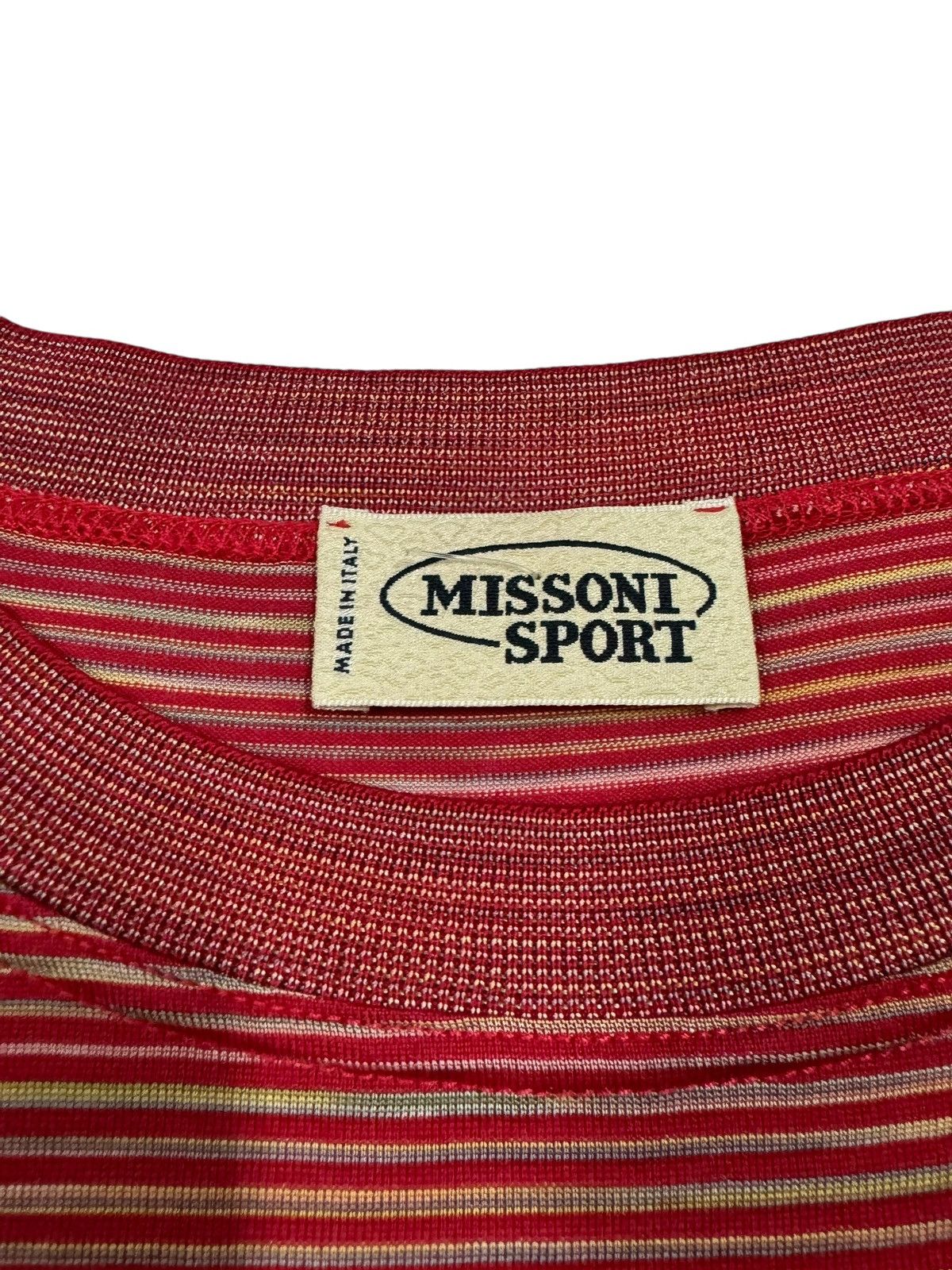 Missoni Vtg🔥Missoni Sport Multicolor Striped Tee Size US S / EU 44-46 / 1 - 7 Thumbnail