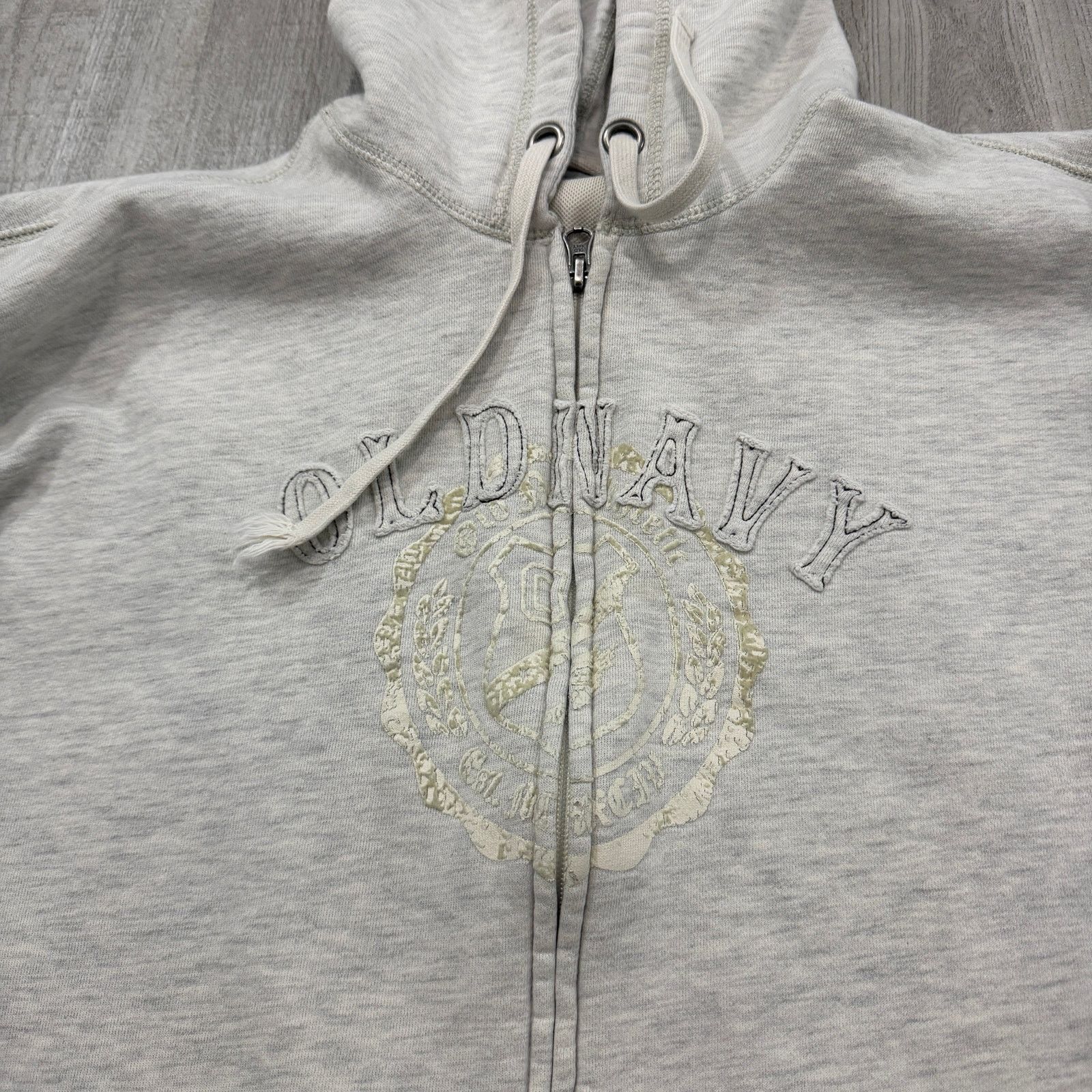 Old Navy Vintage Old Navy Hoodie Men's 2XL Gray Heavyweight Full Zip Size US XXL / EU 58 / 5 - 3 Thumbnail