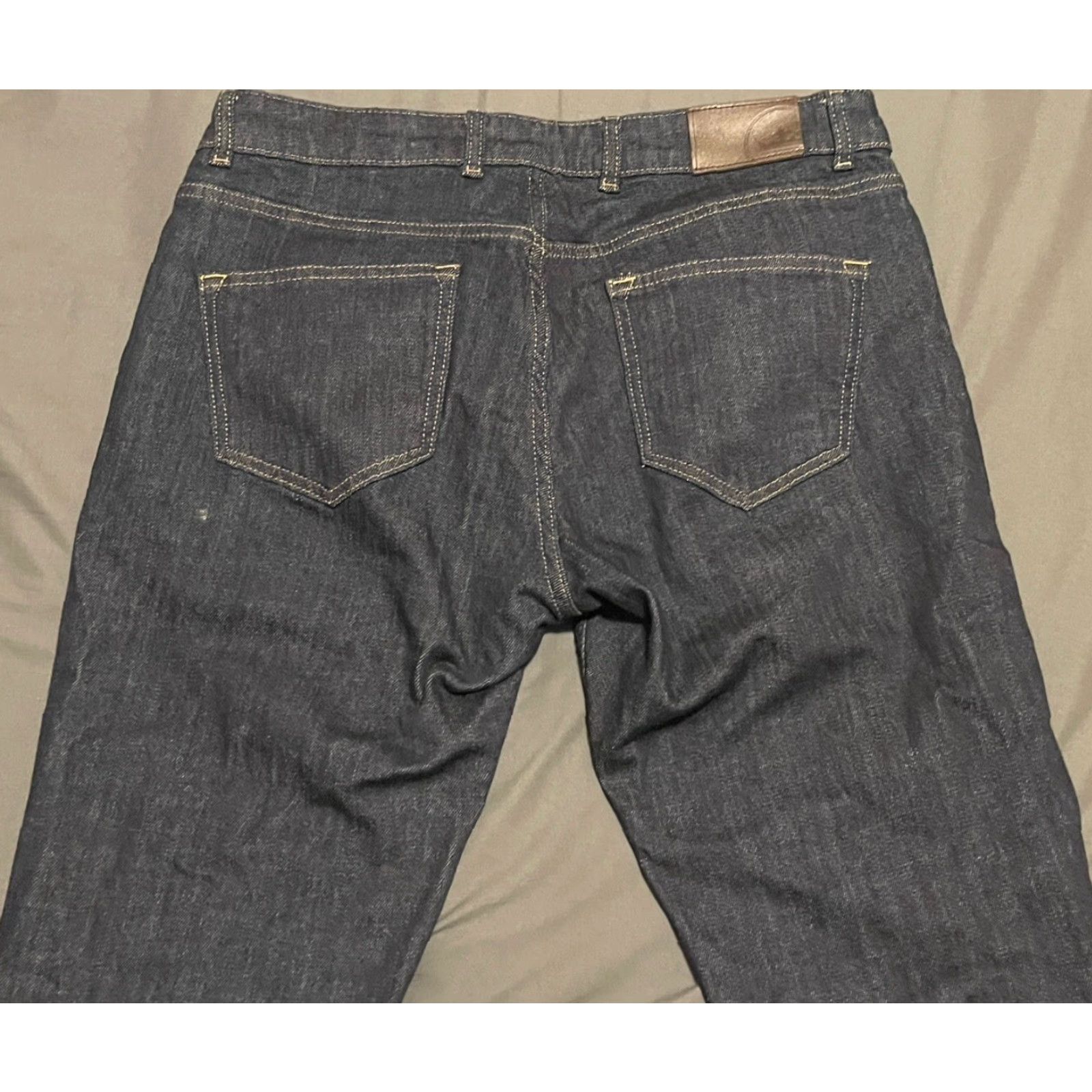 Peter Millar Peter Millar Jeans Mens 34x34 (Actual 34x27.5) Blue Crown Crafted Denim 5-Pocket Button Zipper Logo Regular Tapered Size US 34 / EU 50 - 6 Thumbnail