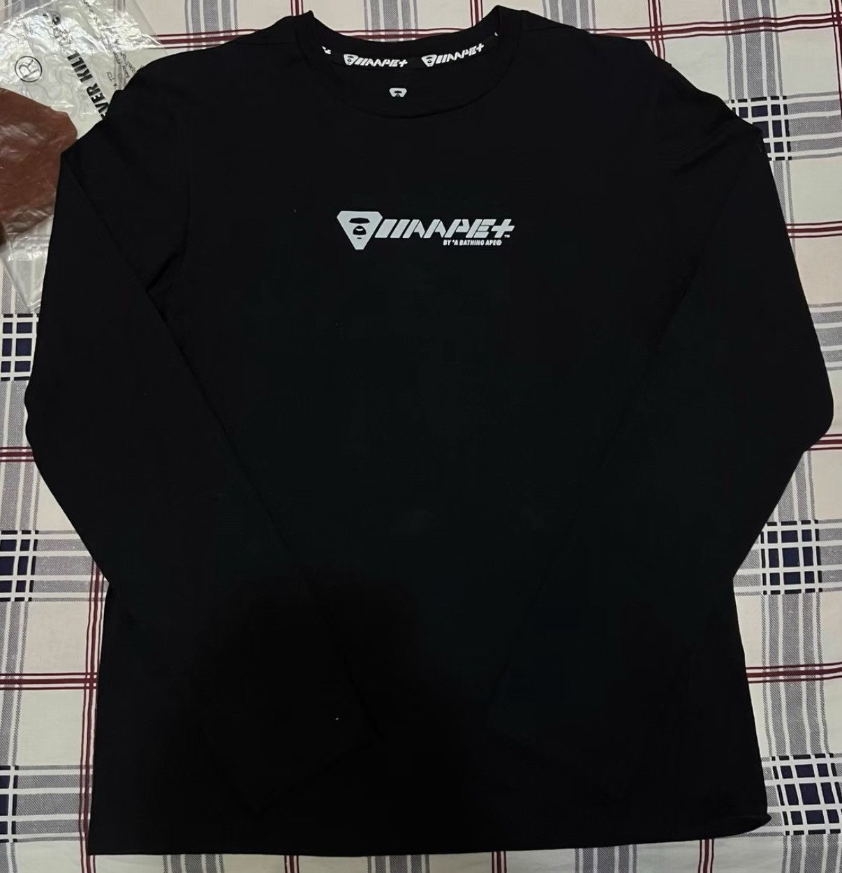 Bape AAPE OG Nigo era, latest black long sleeve sportswear Size US S / EU 44-46 / 1 - 1 Thumbnail