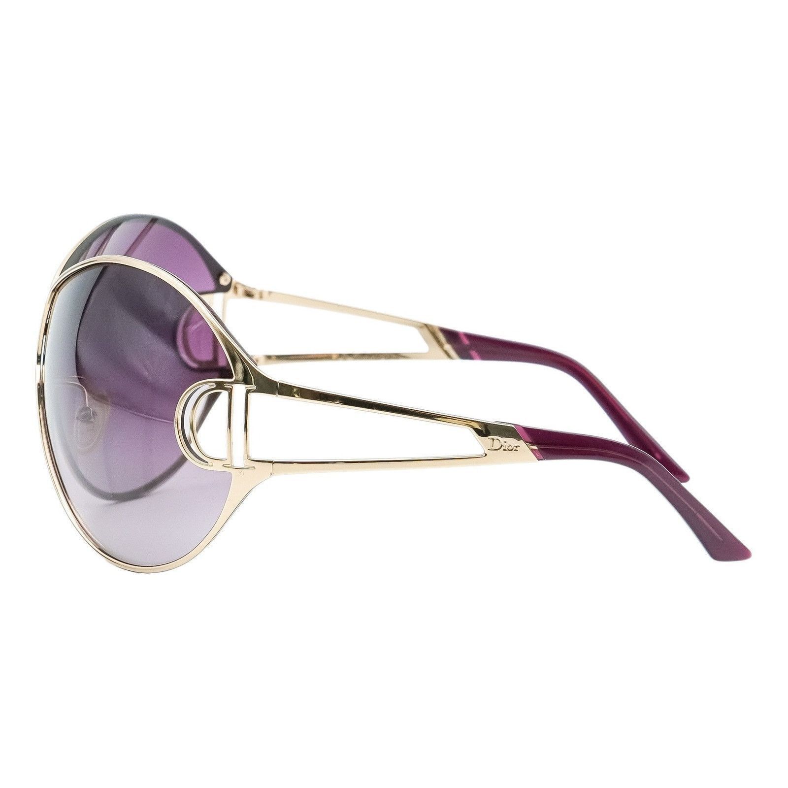 Dior Vintage Dior Diorissimo 1 D Logo Gradient Shield Sunglasses Size ONE SIZE - 3 Thumbnail