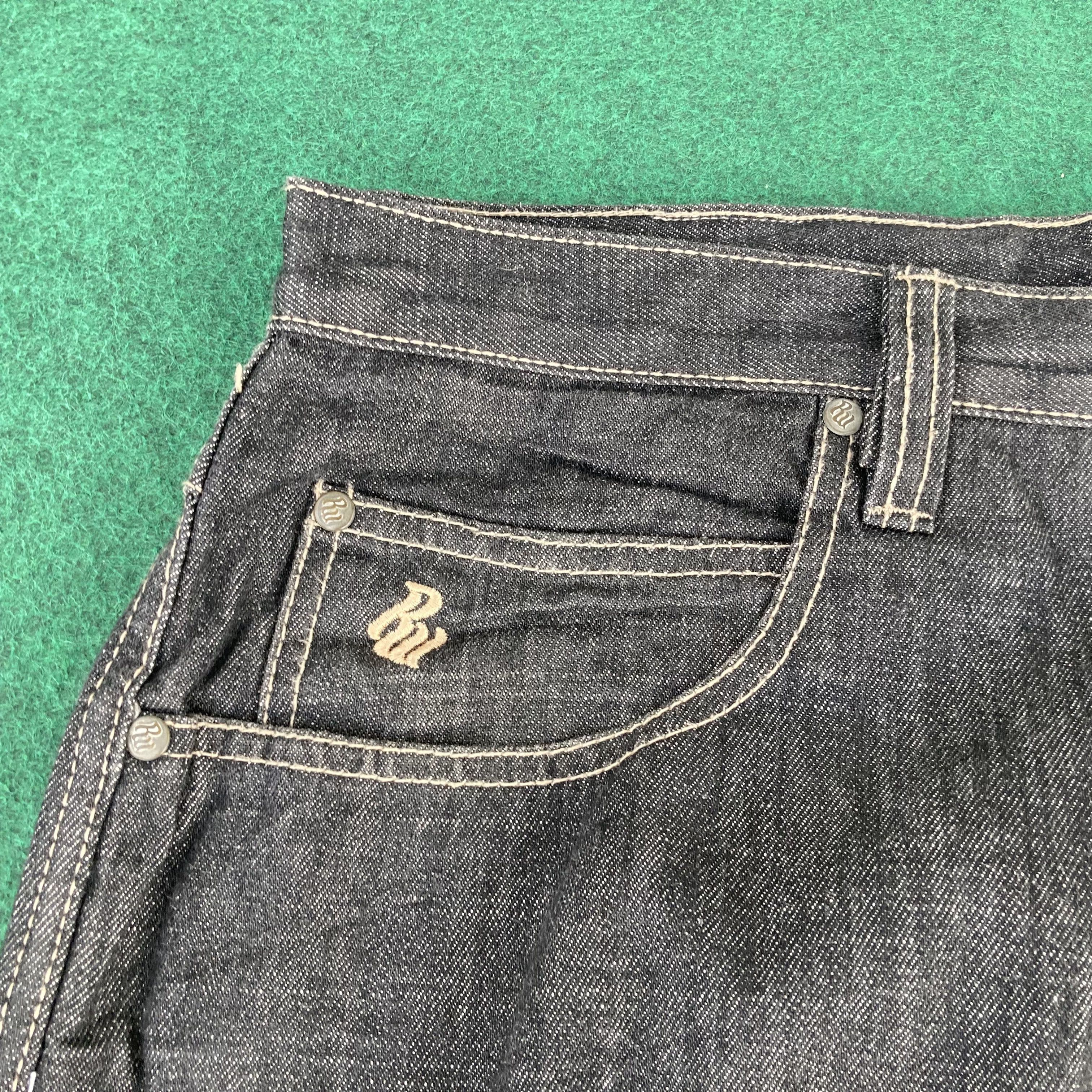 Rocawear × Vintage Vtg RocaWear Baggy Jeans Swag Sz 37 Denim Size US 37 - 5 Thumbnail