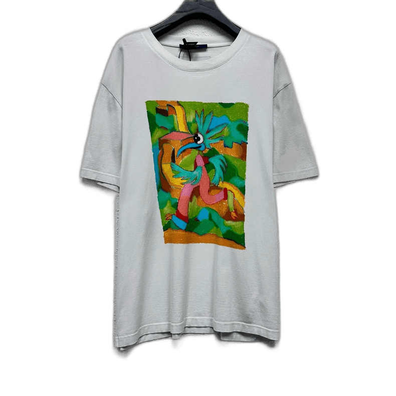 Louis Vuitton Doodle Dinosaur Short Sleeve Tee - dmc