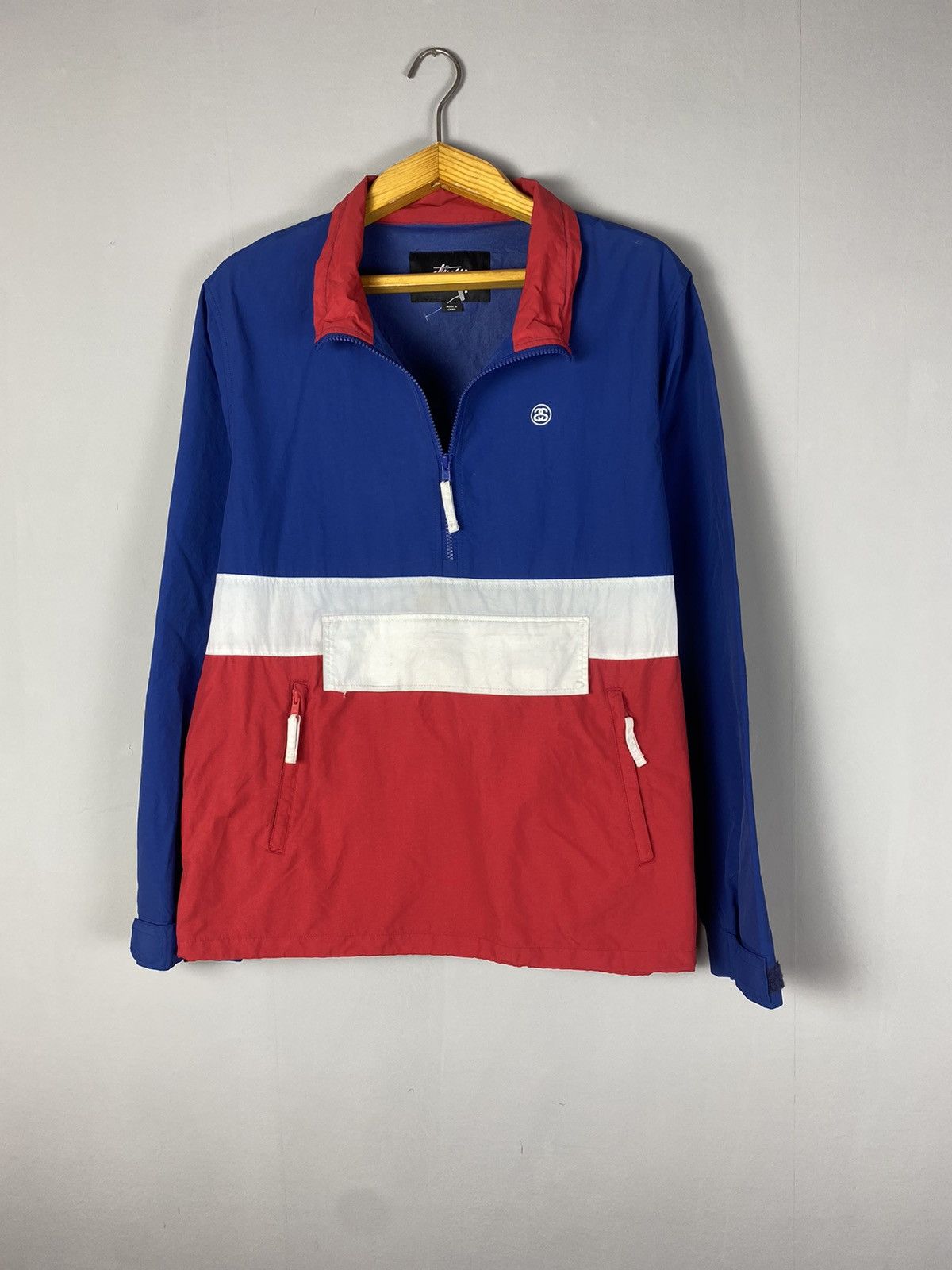 Stussy STUSSY MADRAS PATCHWORKZIP JACKET | Grailed