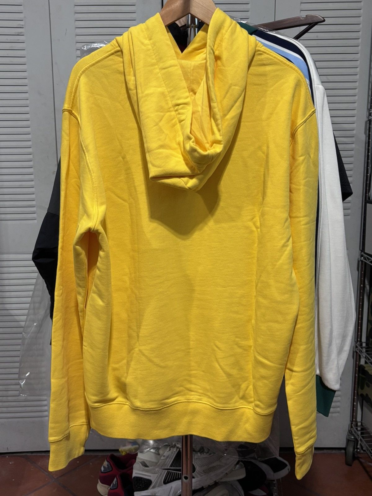 Lanvin Lanvin Curb EMB Yellow Hoodie Size US XL / EU 56 / 4 - 4 Thumbnail