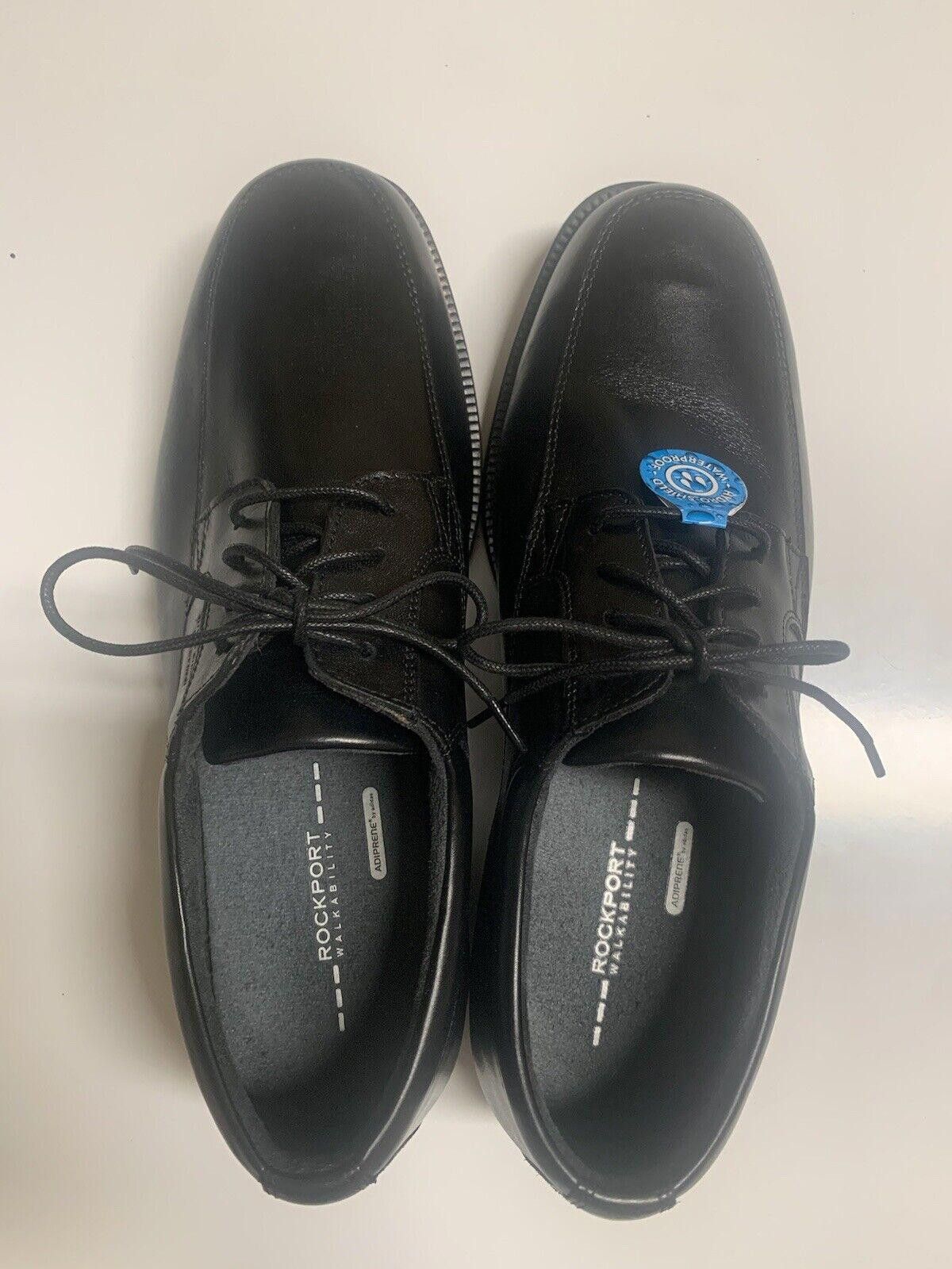 Rockport Rockport Men's 10.5W Black Dress Shoes Waterproof Size US 10.5 / EU 43-44 - 2 Thumbnail