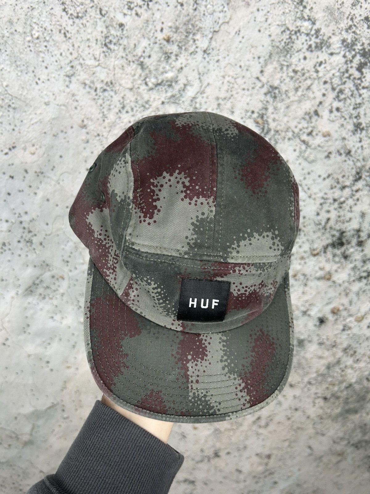 Huf Huf 5 Panel Made in USA Skateboarding Hat Vintage Streetwear Size ONE SIZE - 5 Thumbnail