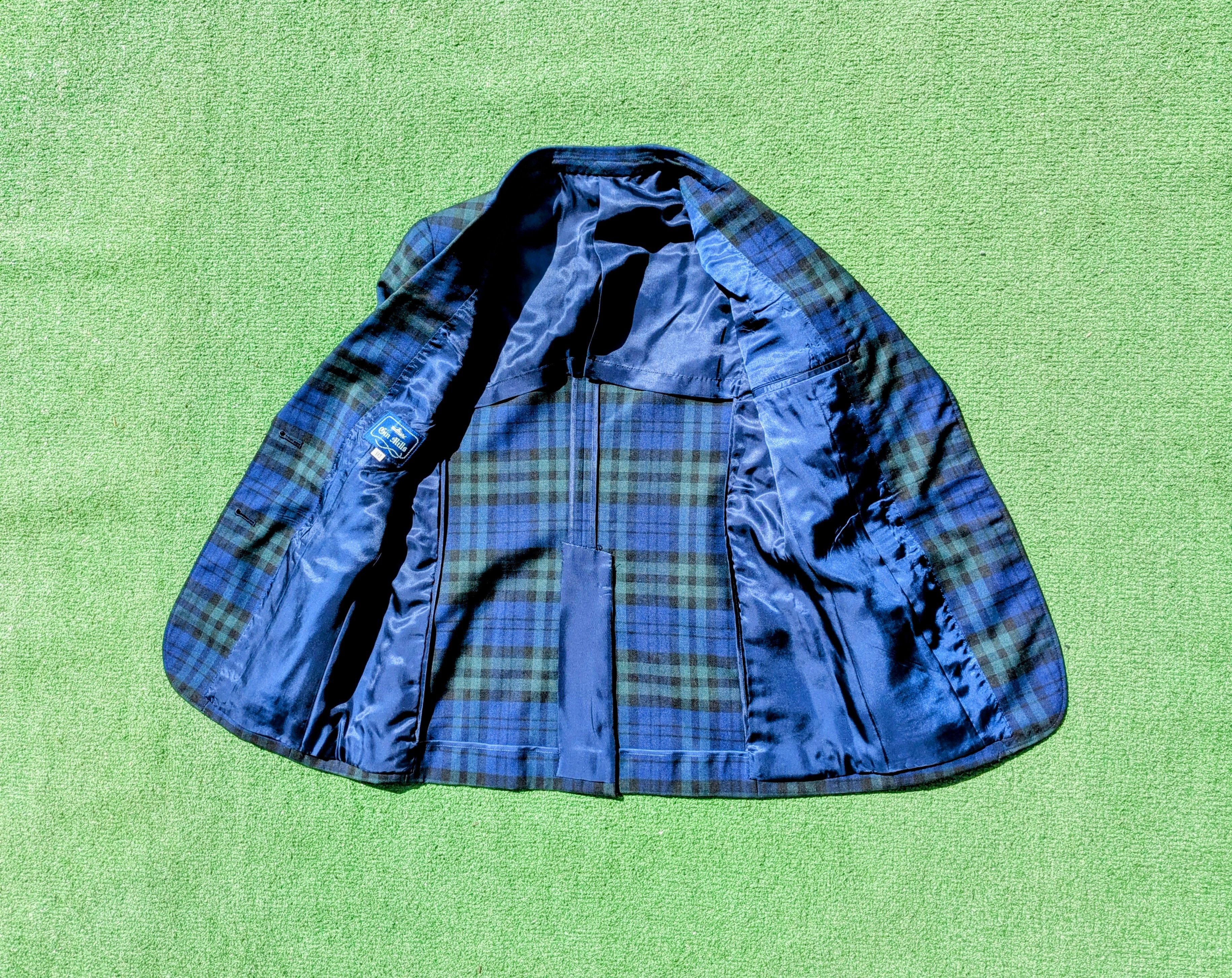 Vintage Vintage Gin Mills Tartan Plaid Petite Blazer Jacket Size S / US 4 / IT 40 - 5 Thumbnail