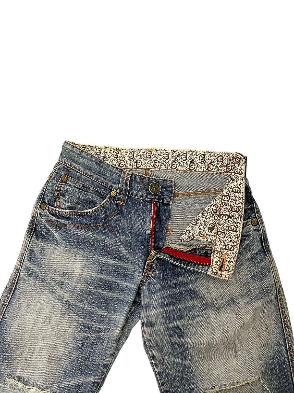 Edwin Distress Jeans Edwin Japan Faded Regular Straight 7🟦5 Size US 32 / EU 48 - 10 Thumbnail