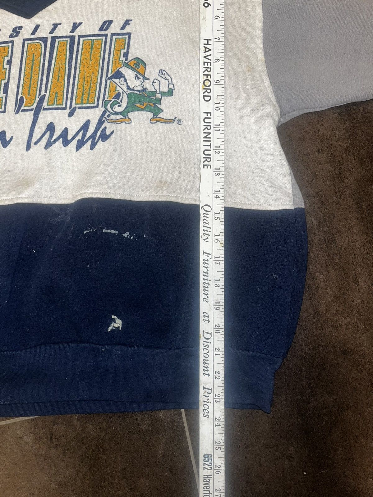 Vintage Notre Dame Vintage Crewneck Size US L / EU 52-54 / 3 - 3 Thumbnail