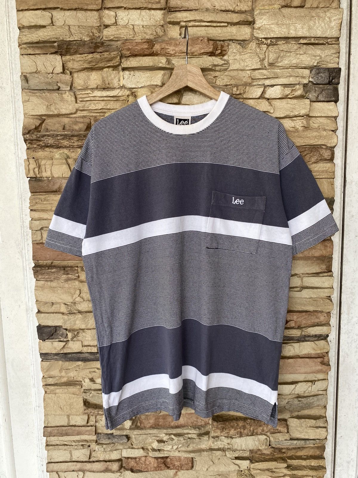 Lee Vintage Lee Stripe Tshirt Size US M / EU 48-50 / 2 - 1 Thumbnail