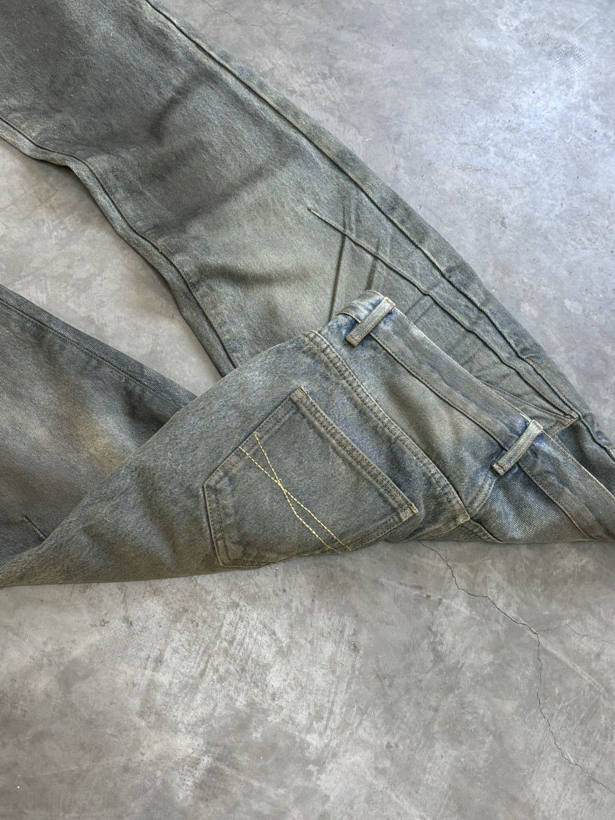 Japanese Brand Wax flare denim Size US 30 / EU 46 - 4 Thumbnail