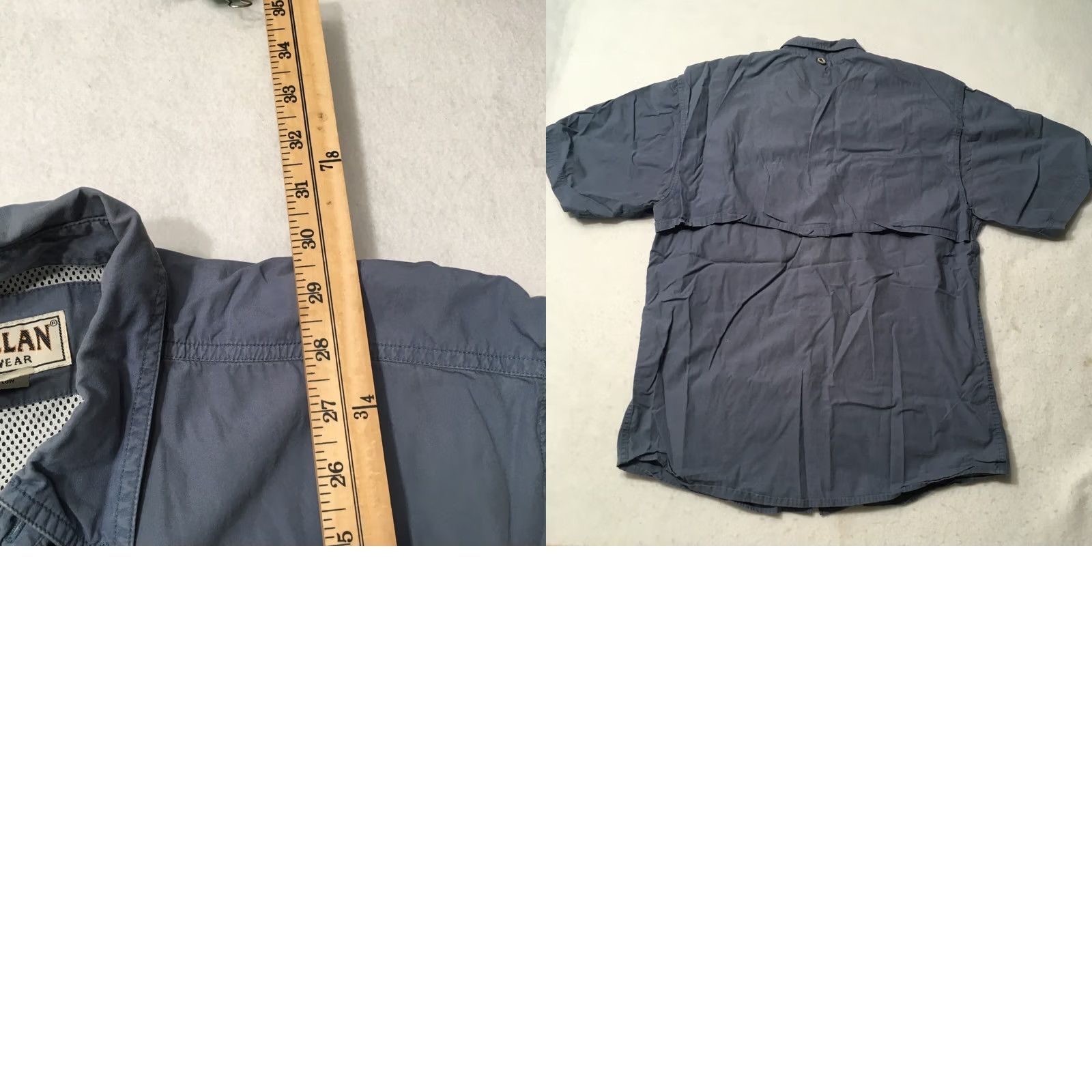 Vintage Magellan Shirt Men M Blue Short Sleeve Button-Up Camp Outdoors Fishing Size US M / EU 48-50 / 2 - 8 Thumbnail