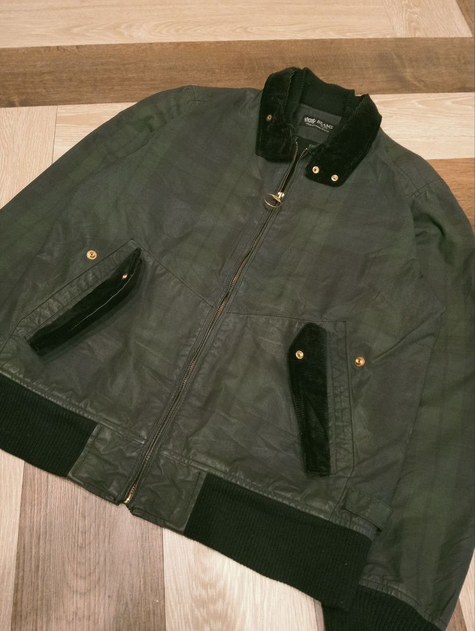 Beams Japan BEAMS JAPAN WAXED JACKET - SIZE L Size US L / EU 52-54 / 3 - 5 Thumbnail