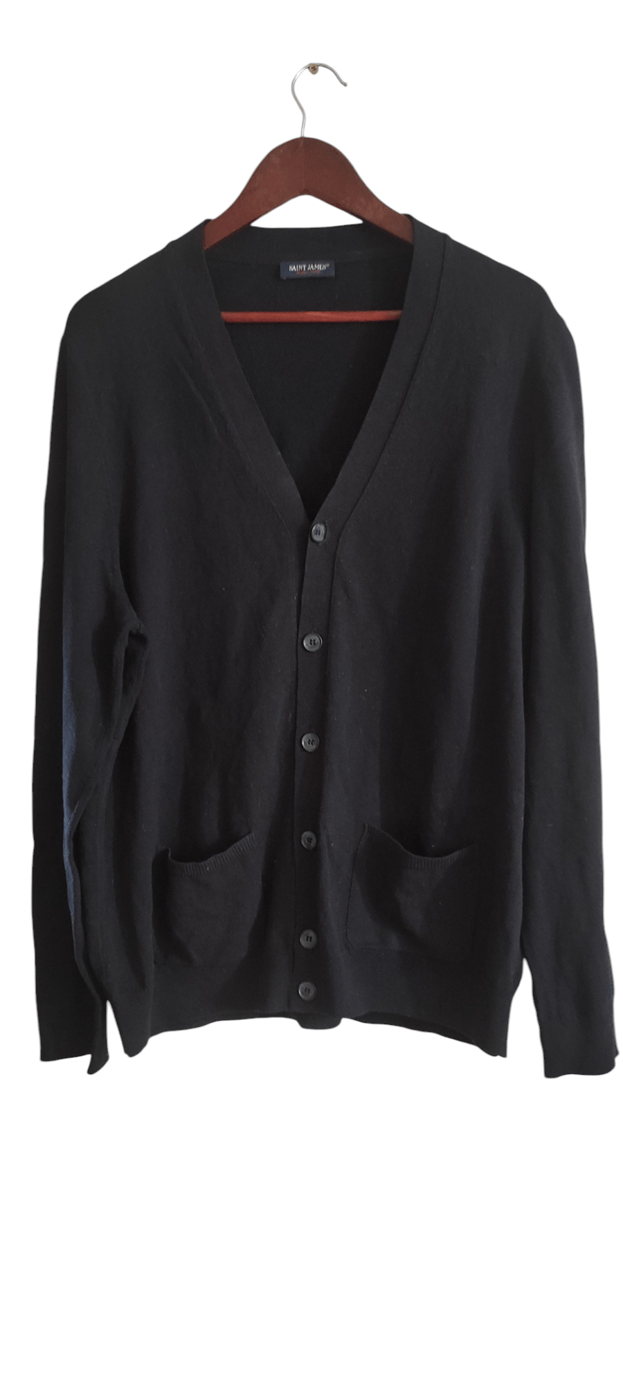 Saint James Knitwear Wool Cardigan Sweater Made France US 46