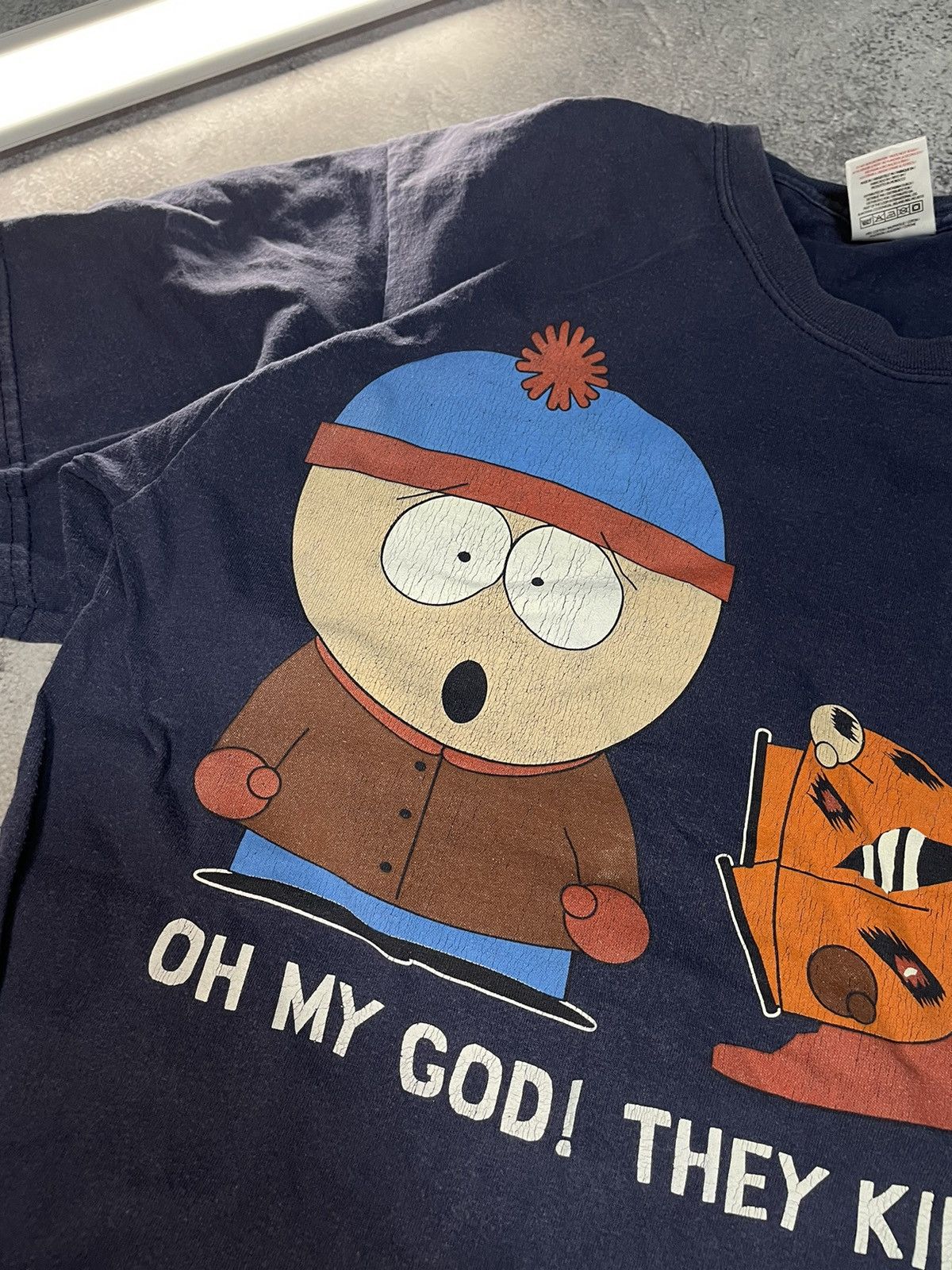 Cartoon Network Vtg 1998 Y2K South Park They Killed Kenny Graphic Tee Rare Size US M / EU 48-50 / 2 - 7 Thumbnail