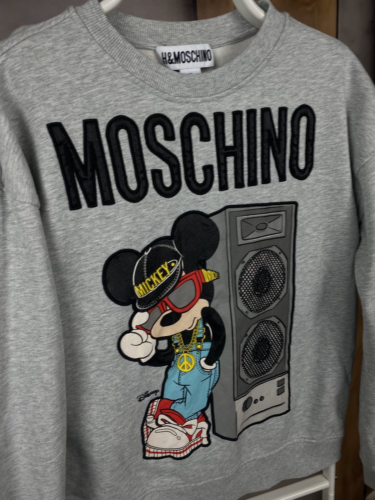 H&M × Moschino 🐭Swetshirt H&M Moschino Disney Mickey Mouse Tee🐭 Size US S / EU 44-46 / 1 - 2 Thumbnail