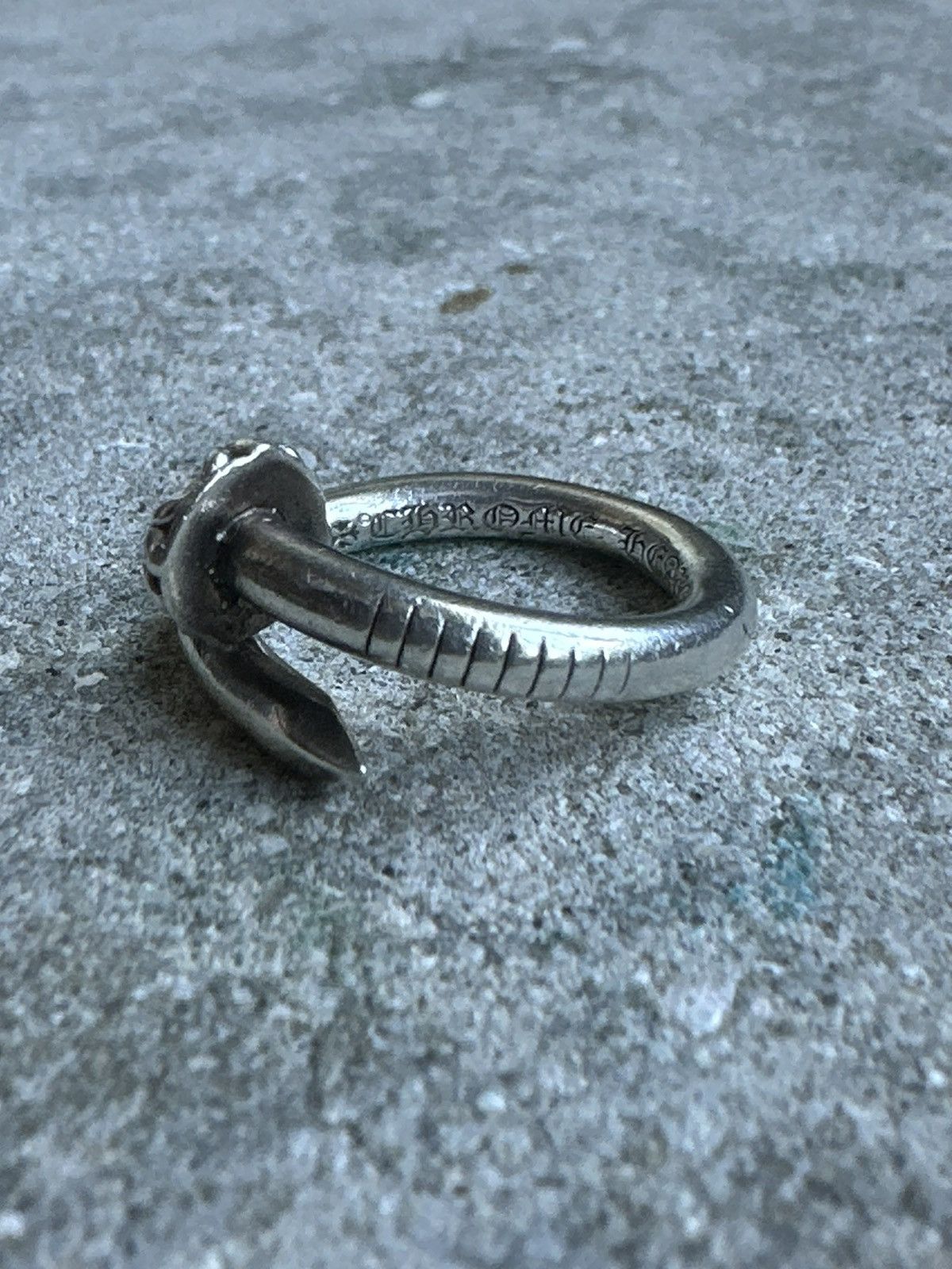 Chrome Hearts Diamond nail screw ring Size ONE SIZE - 2 Thumbnail