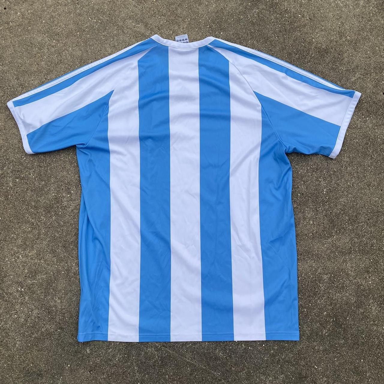 Adidas Vintage Argentina Adidas striped soccer jersey Size US L / EU 52-54 / 3 - 6 Thumbnail