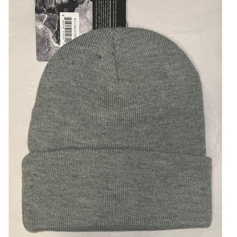 Dickies Dickies Cuffed Knit Beanie Hat - Gray - Acrylic - One Size Size ONE SIZE - 3 Thumbnail