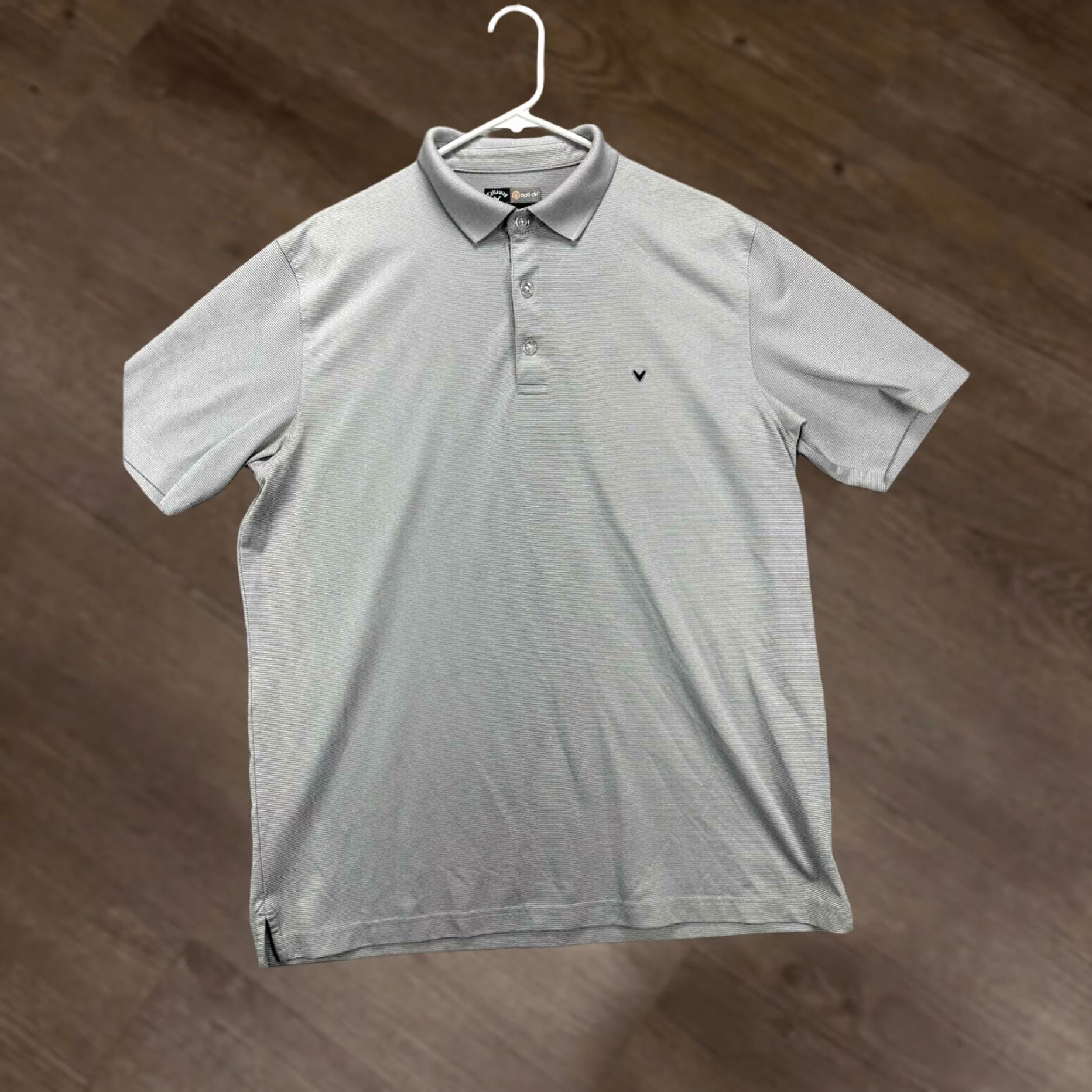 Callaway Callaway Opti-Dri Mens Golf Polo Shirt Large Grey Short Sleeve Polo Athletic Shirt Mens Size US L / EU 52-54 / 3 - 1 Thumbnail