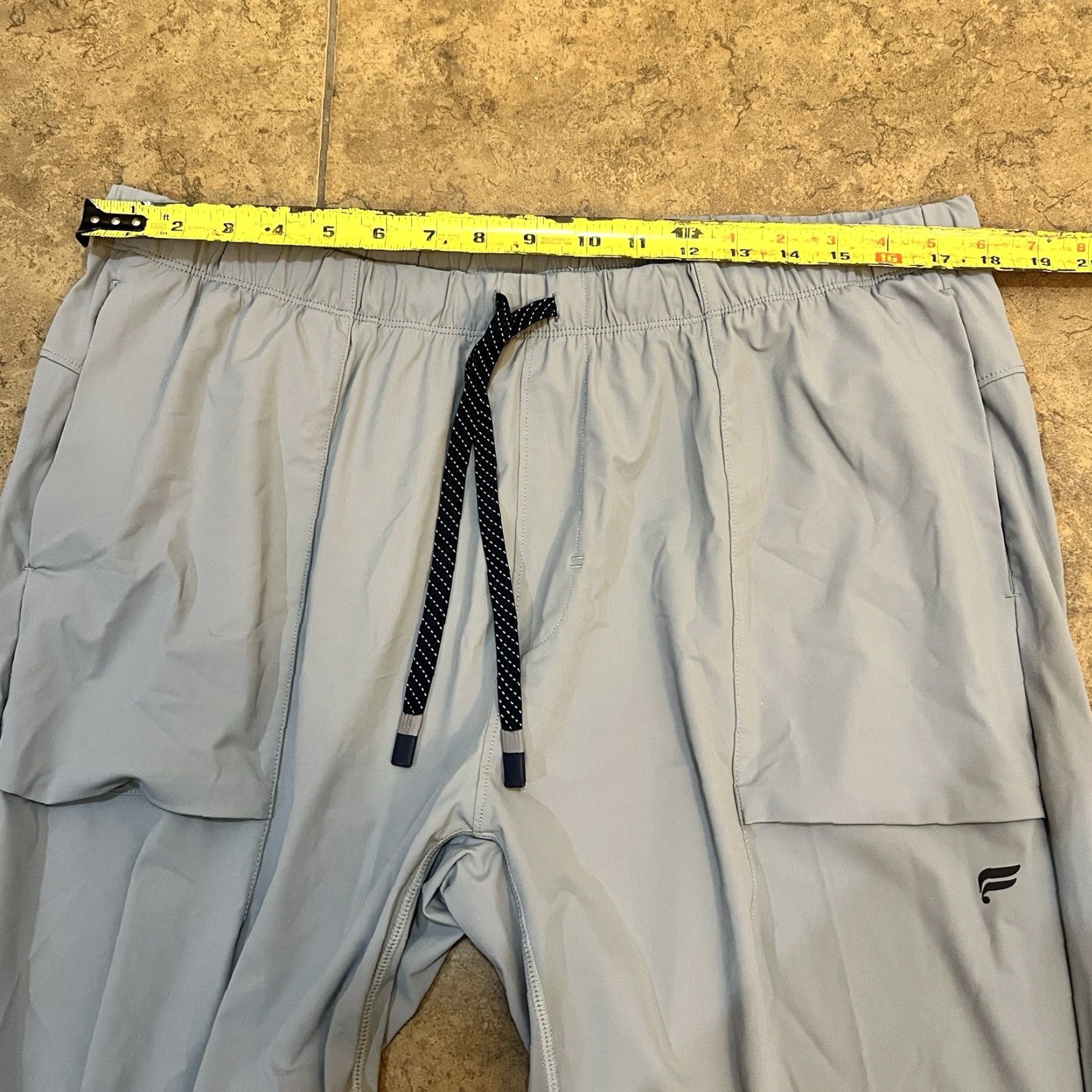 Fabletics Fabletics The One Jogger Pants Mens XL Athletic Color Gray NylON Elastane Tapered Drawstring Jogger Activewear Sports Athleisure Wearable L Size US 36 / EU 52 - 4 Thumbnail