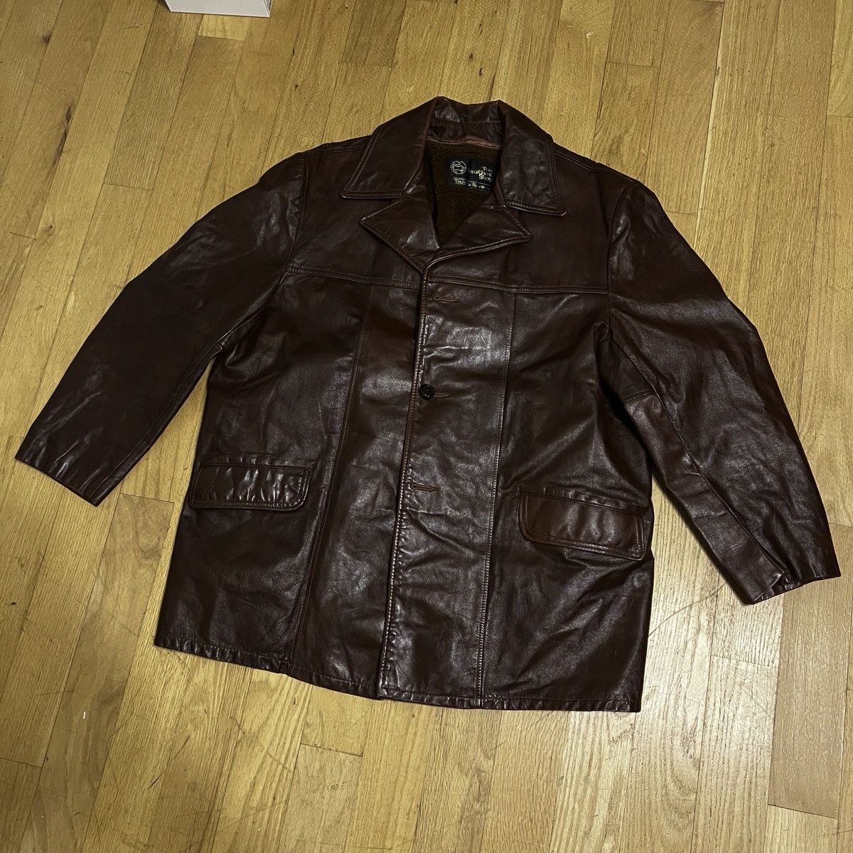 Sears Sears The Leather Shop Vintage Brown Leather Coat Size 46 Size US XL / EU 56 / 4 - 1 Thumbnail