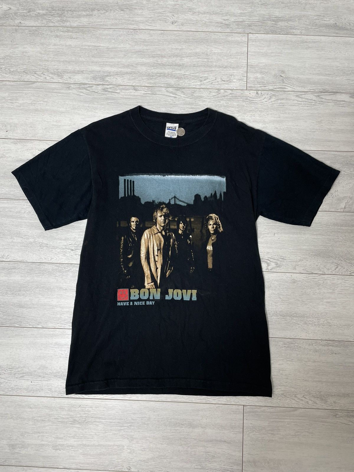 Band Tees × Bon Jovi × Vintage Vintage Bon Jovi 2005 Tour North America Size US M / EU 48-50 / 2 - 2 Thumbnail