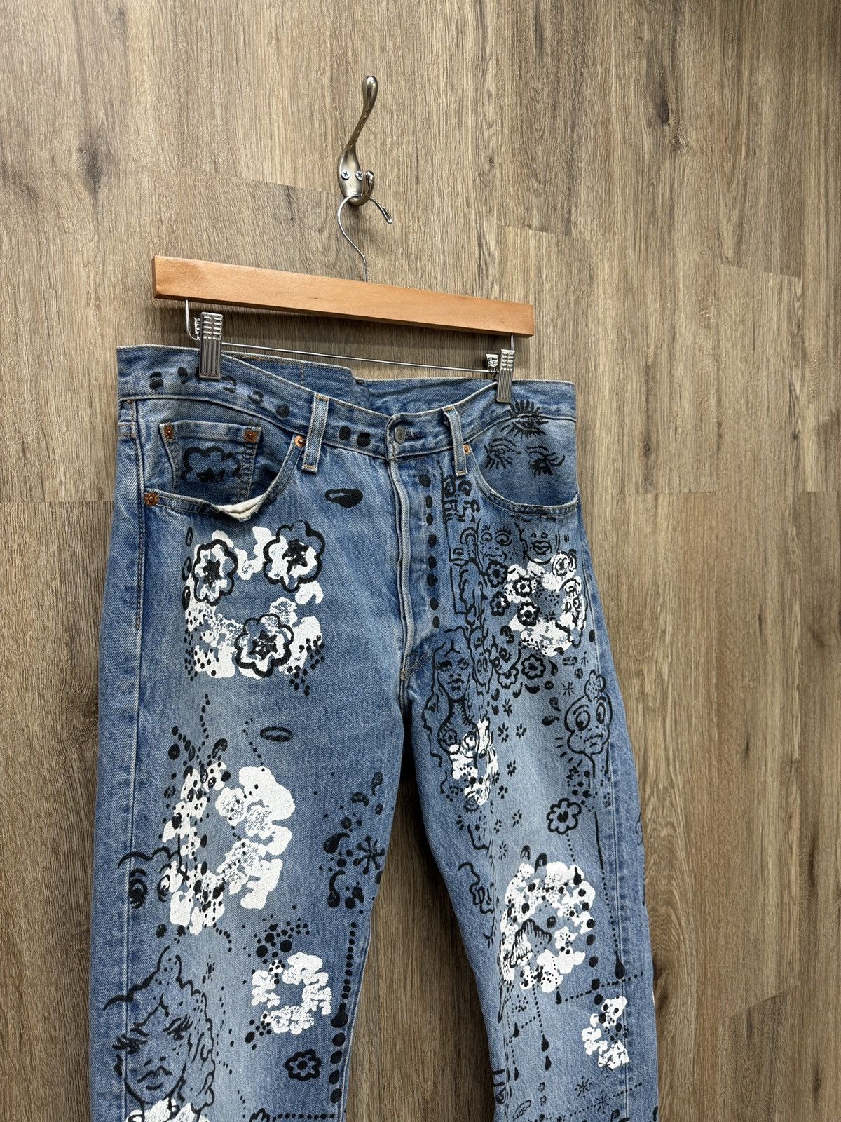 DENIM TEARS Denin Tears Iraq Colab Jeans Size US 33 - 3 Thumbnail