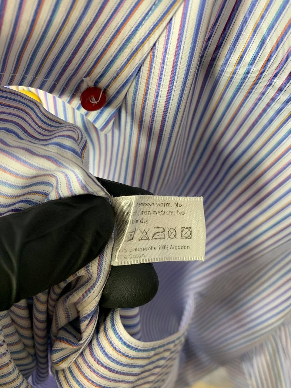 Eton ETON Contemporary Striped Shirt Multicolor Buttons Luxury Size US XL / EU 56 / 4 - 12 Thumbnail