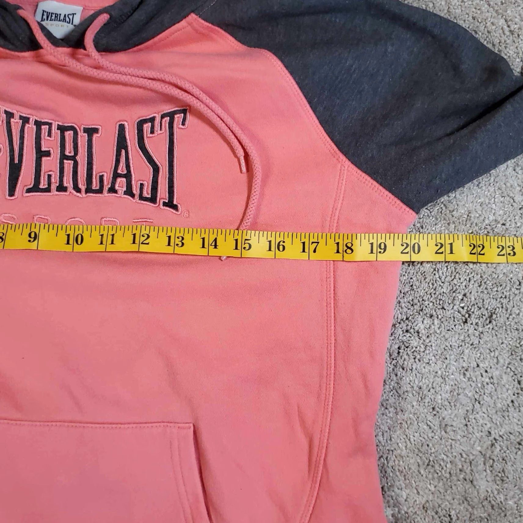 Everlast Womens Everlast Sport Hoodie Shirt Hooded Pullover Multicolor Solid Long Sleeve L Size L / US 10 / IT 46 - 4 Thumbnail
