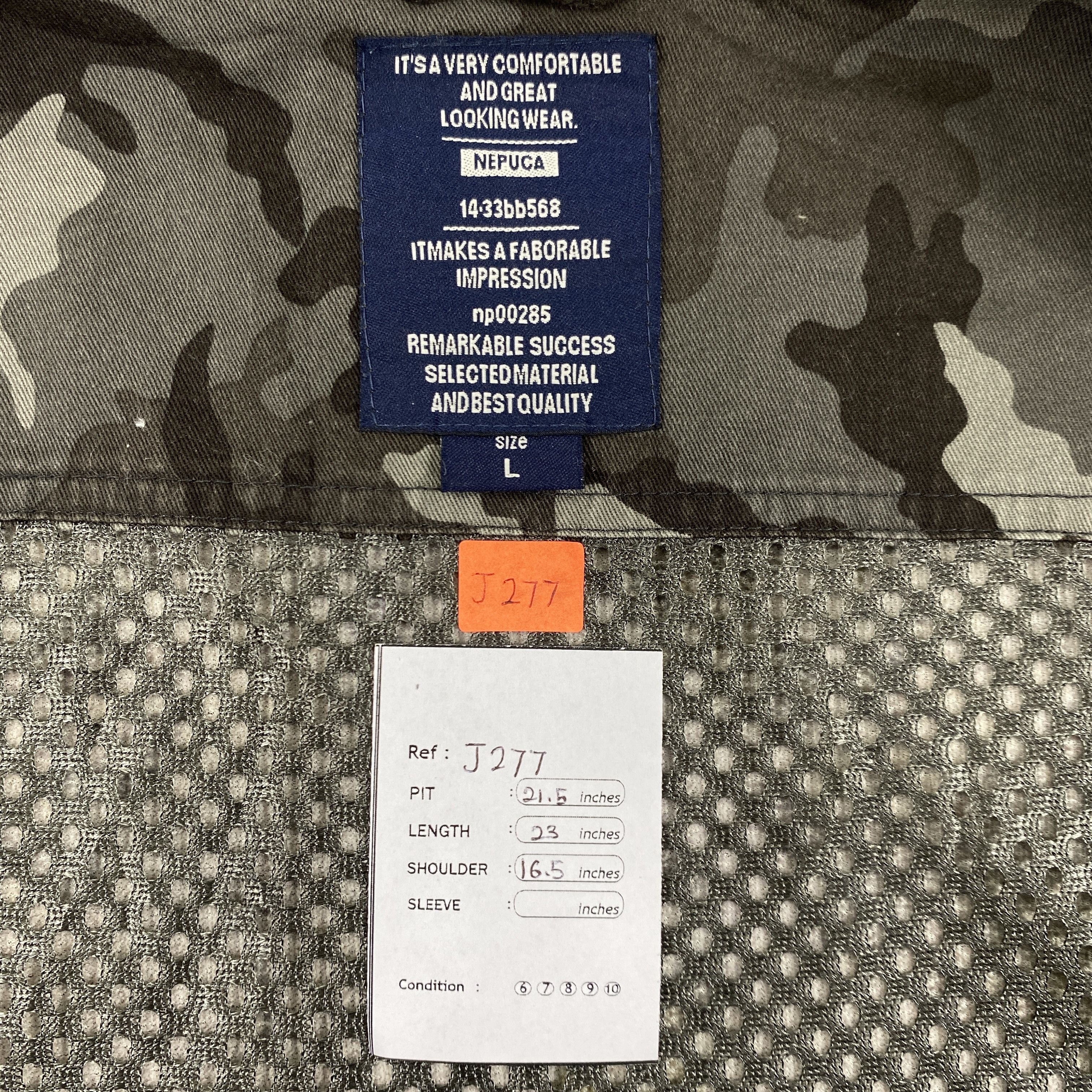 Japanese Brand Vintage Japanese Brand Nepuca Oudoor Camo Vest- J277 Size US XS / EU 42 / 0 - 5 Thumbnail