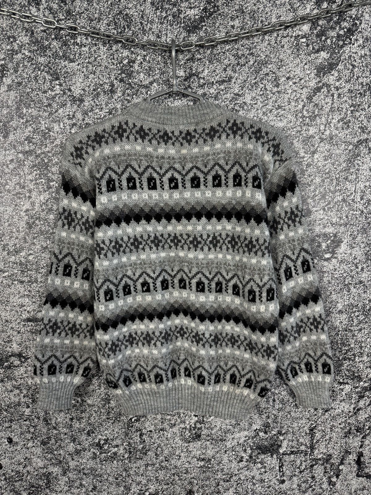 Other Alpaca Fina Sweater Fair Isle Pattern Wool Soft Knit Size S Size S / US 4 / IT 40 - 8 Thumbnail