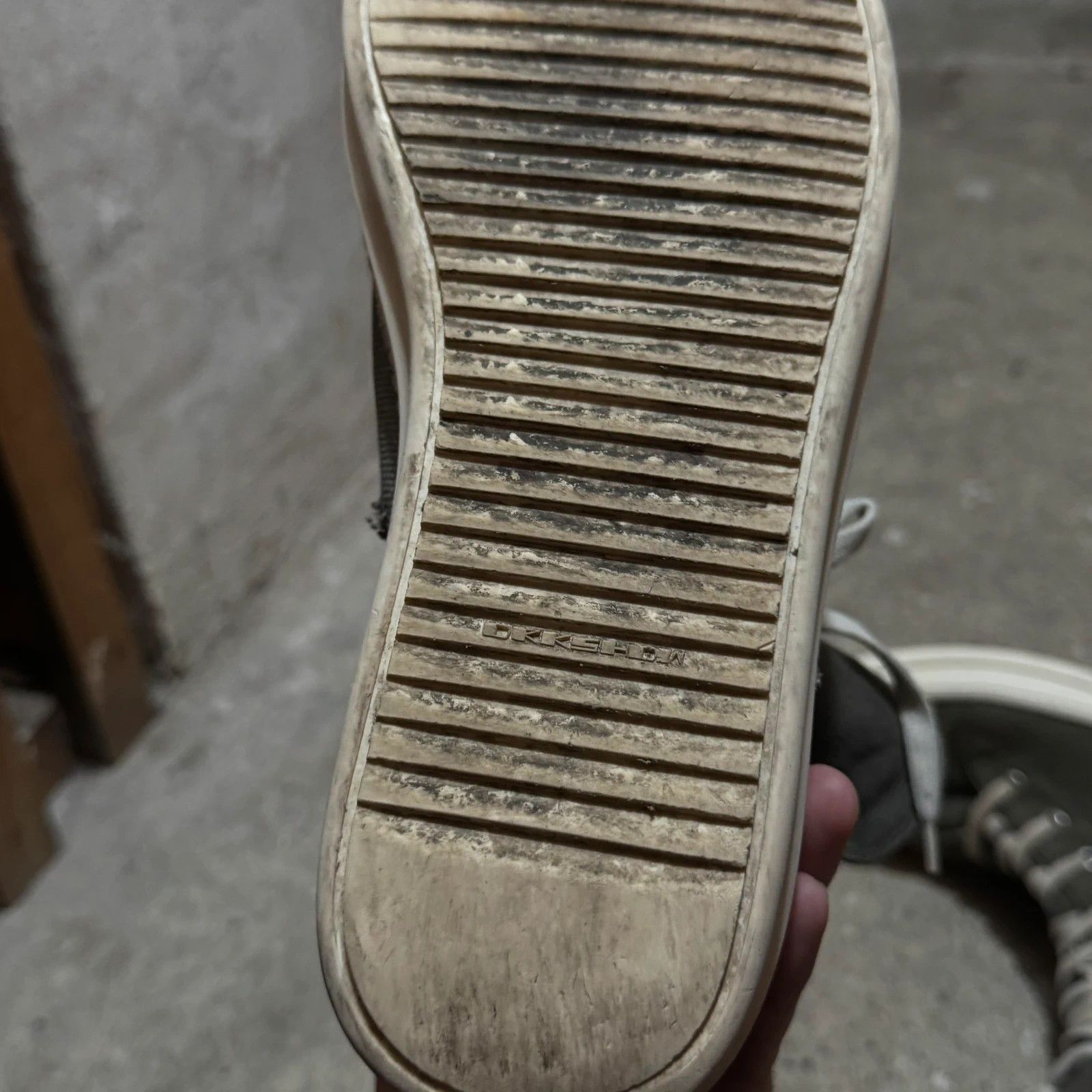 Rick owens drkshdw high top ramones