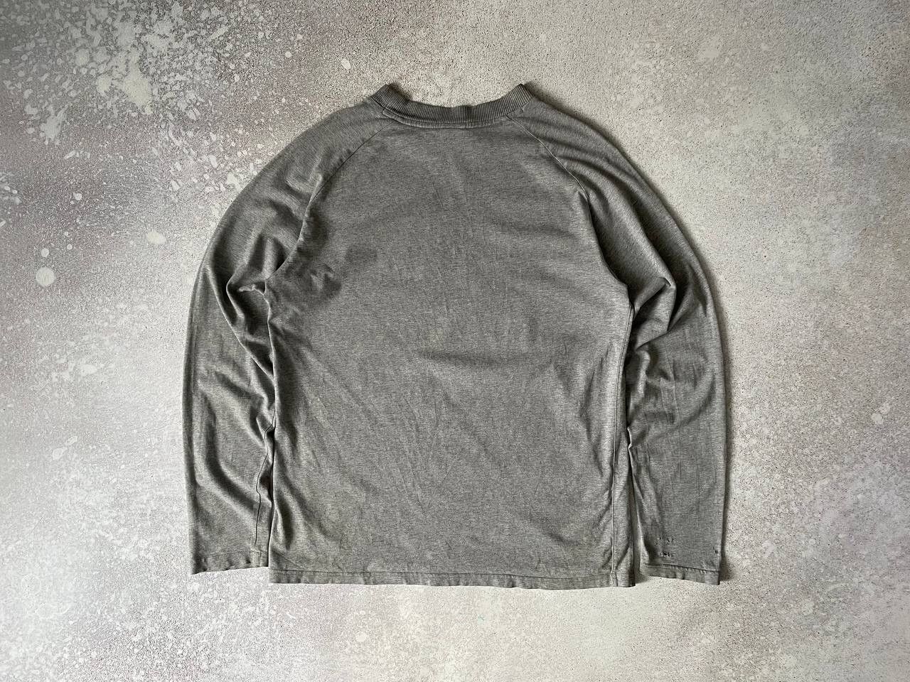 Nike × Vintage Vintage Nike Sweatshirt Big Central Swoosh Logo Y2K Drill Size US L / EU 52-54 / 3 - 2 Thumbnail