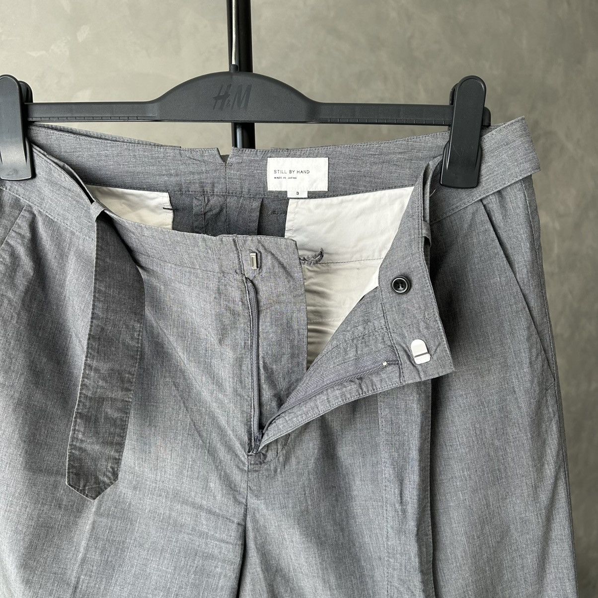 STILL BY HAND Still By Hand PT0891 Japan Belted Pants Size US 32 / EU 48 - 9 Thumbnail