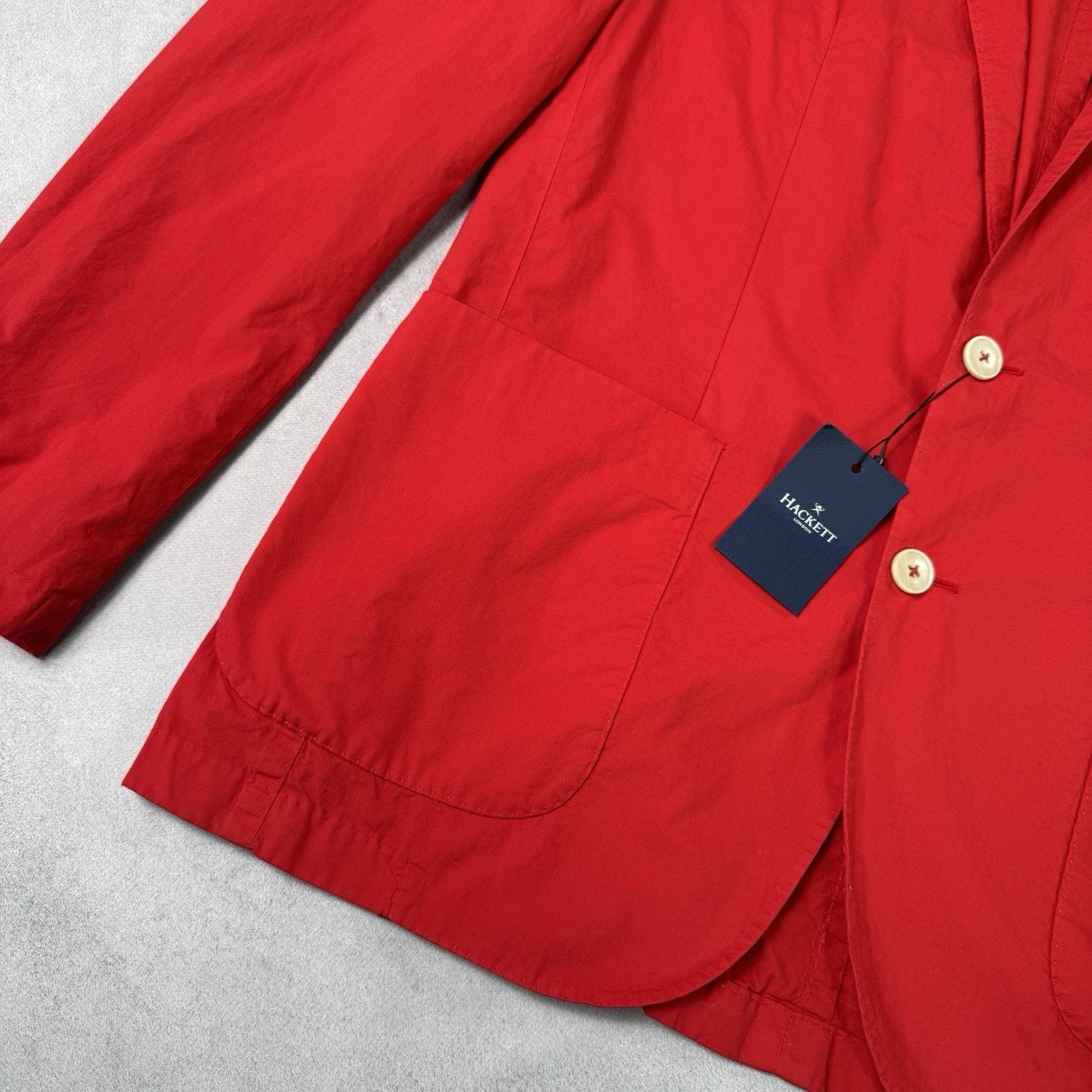Hackett Hackett London Men Cotton Blazer Red Size 42r/52r Size 42R - 5 Thumbnail