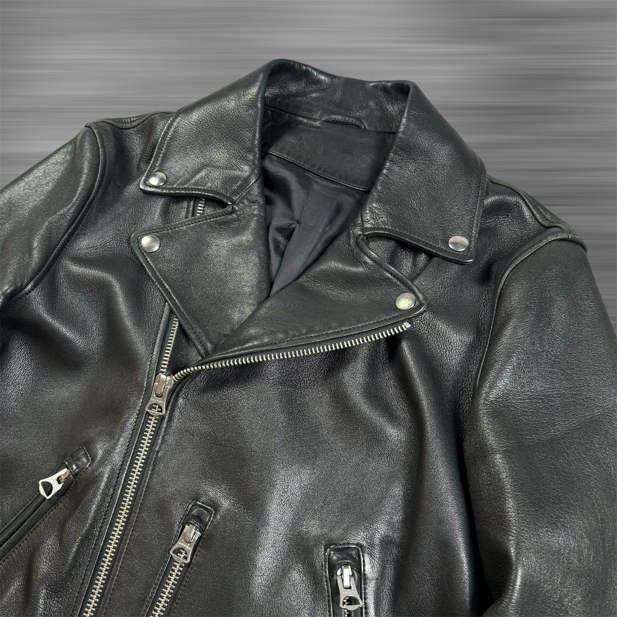 Acne Studios Acne Studios Nate Clean Leather Jacket Size US M / EU 48-50 / 2 - 3 Thumbnail