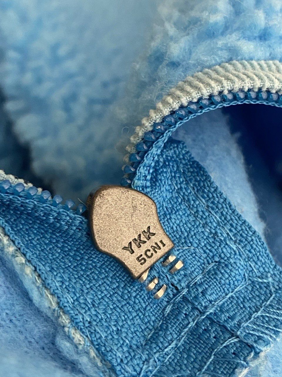 Napapijri Vintage Napapijri Flag Logo Baby Blue Fleece 1/4 zip Size US XL / EU 56 / 4 - 18 Thumbnail